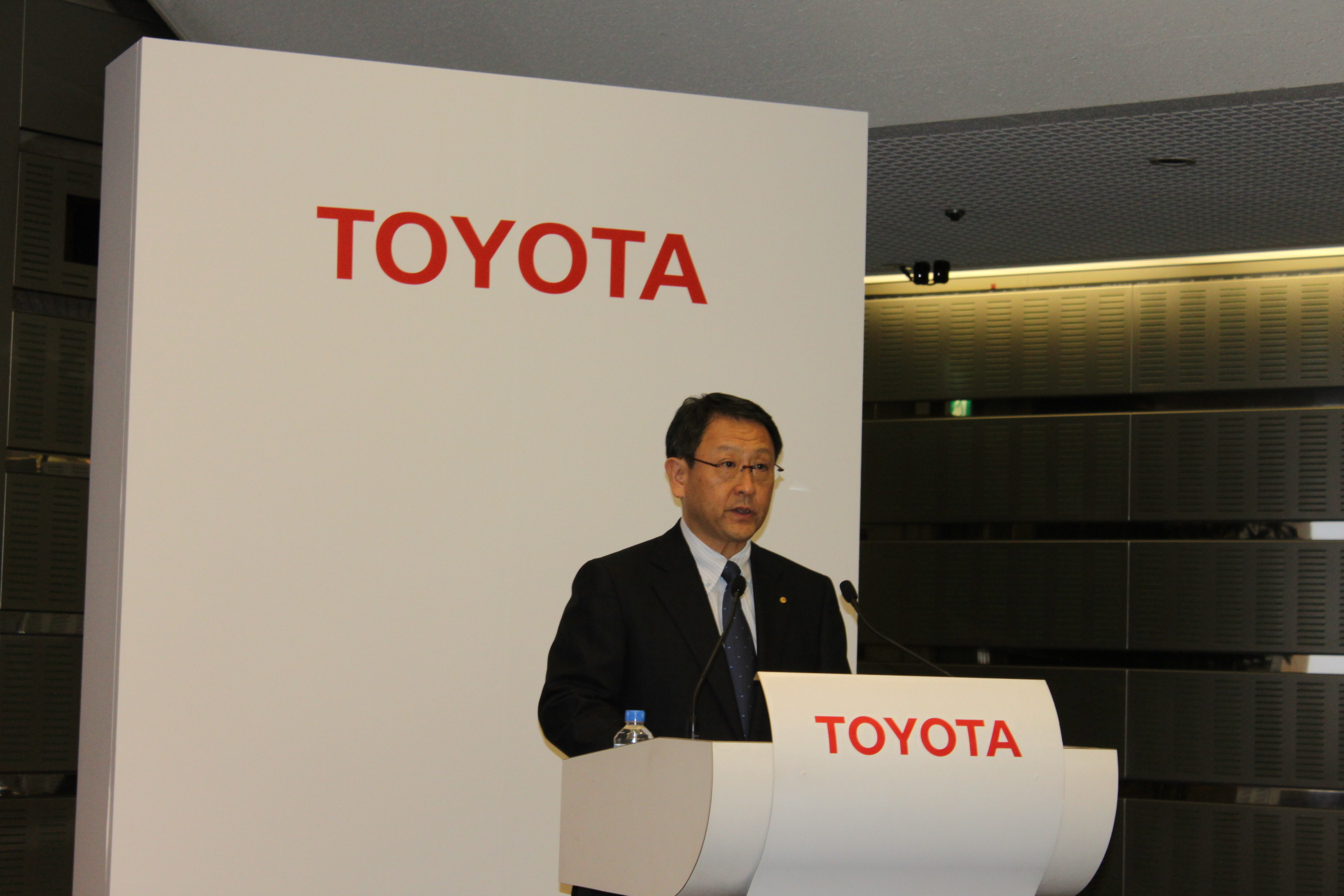 Акио Тоёда, президент Toyota Motor Corporation. Источник Wikimedia